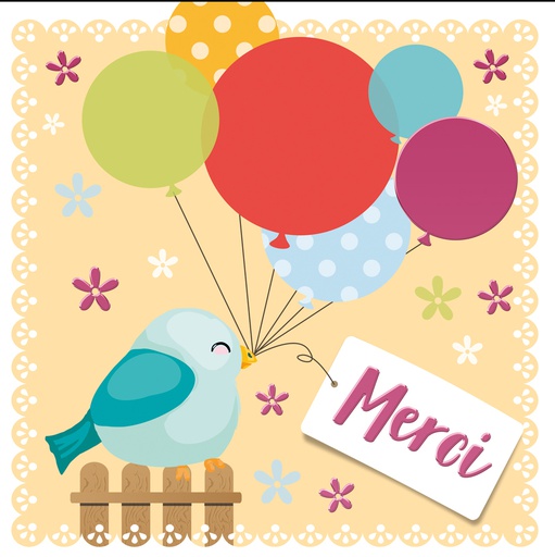 [MC 518150-71] Carte Merci ~14x14cm