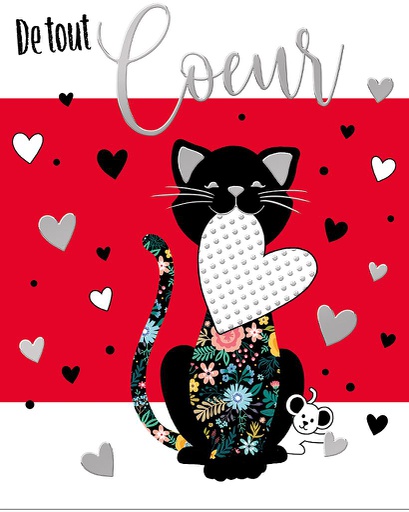 [A5-TD 521140-51] Carte ~A5 De tout coeur