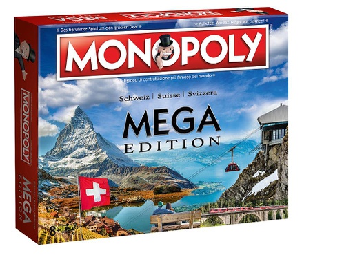 [BZ33509182] Monopoly &quot;MEGA Edition suisse&quot; F+D+I (Schweiz, Suisse, Svizzera)