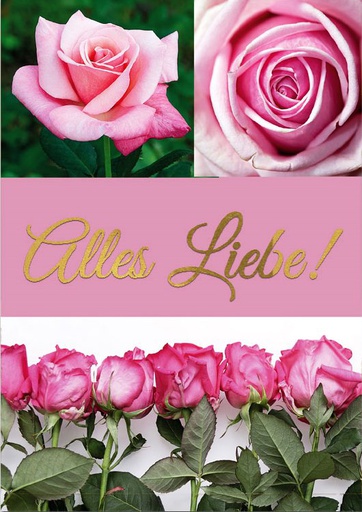 [#Li UK-34273] Karte Alles Liebe