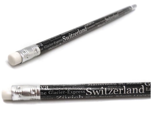 [BZ2024624] Crayon noir avec gomme Switzerland