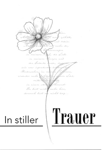 [#TR UK-1814] Karte Trauer