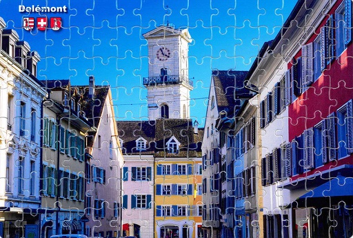 [PZ 27549] Puzzle 120 pcs Delémont