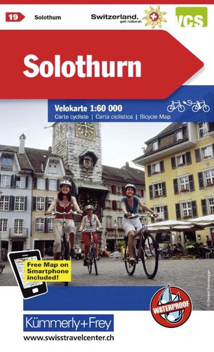 [BZ18195426] Carte cycliste 1:60'000 Soleure VK19 