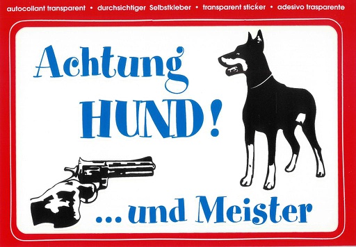 [9700484] Postcards SK 484 Achtung HUND! ...und Meister