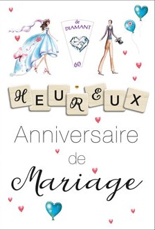 [NC 520630A] Carte Anniv. de mariage