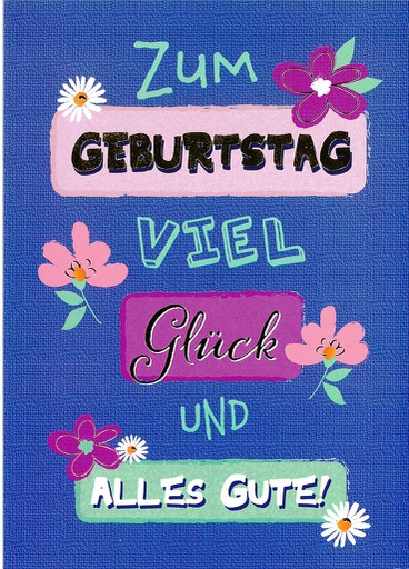 [#GB UK-33844] Karte Geburtstag