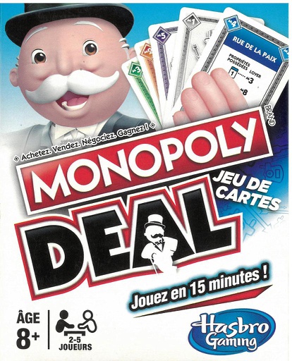 [BZ30103289] Monopoly Deal, version française