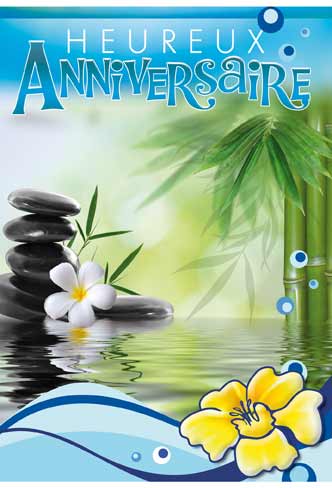 [[A4-HA 515450-6] Carte A4 Anniversaire