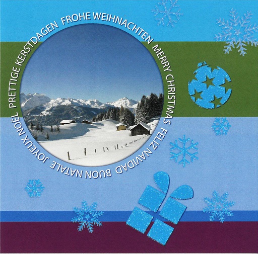 [#FW 97-1379] Karte Weihnachten Multilingual. Fr.1.- ab 100 Stk kumulierbar!