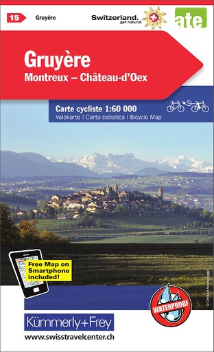 [BZ21961503] Carte cycliste 1:60'000 Gruyères VK15 