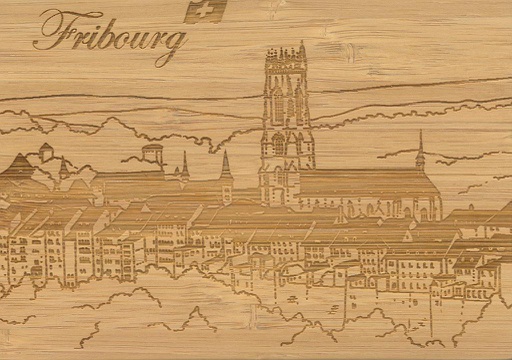 [1027820] Postcards Bamboo Fribourg (Freiburg)