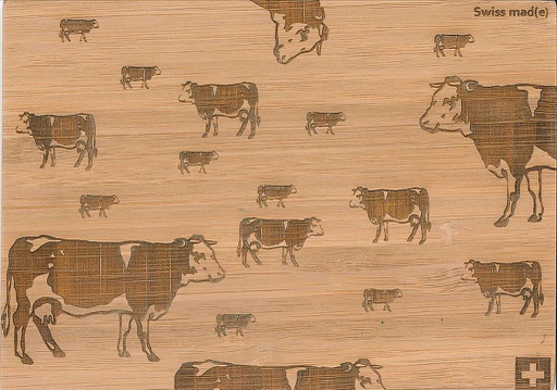 [1027333] Postcards Bamboo Vache