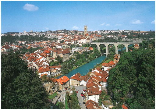 [8740122] Postcards 12x17cm 40122 Fribourg 