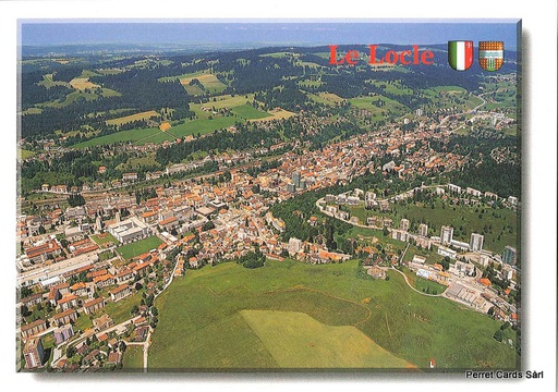 [1022390] Postcards 22390 Le Locle (Vue aérienne)