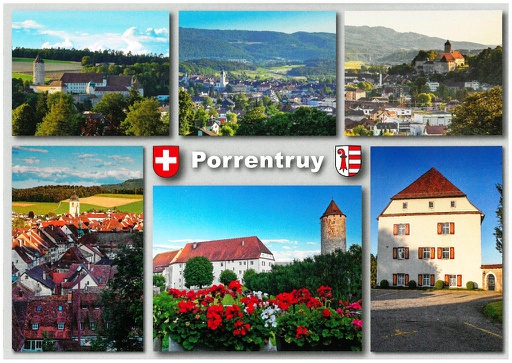 [1027550] Postcards 27550 Porrentruy (ville et château)