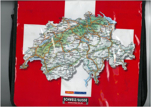 [1329586] Bag Swiss map HKF