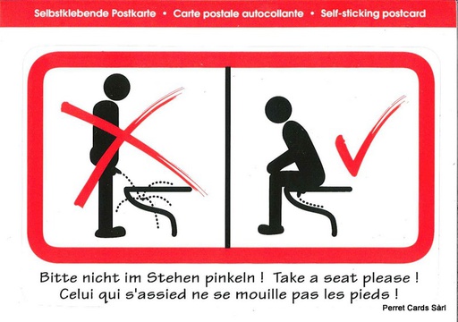 [9700477] Postcards SK 477 Stickers 'Celui qui s'assied ne se mouille pas les pieds'