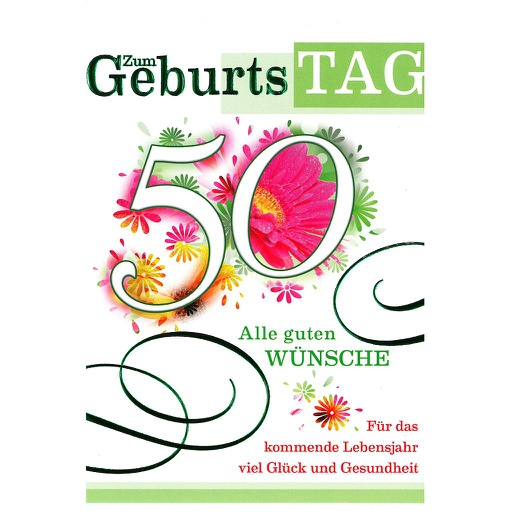 [FZ 559019-50] Karte 50. Geb. Fixzahlen