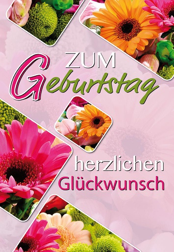 [#A5-GB 4-4953-A5] Karte A5 Geburtstag