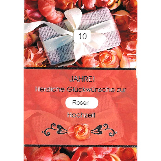 [HG 91-11-011] Karte Hochzeitstag