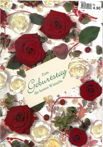 [A4-GB 51-5281] Karte A4 Geburtstag