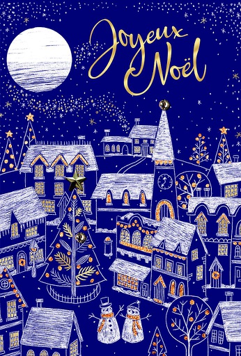 [JN 702201] Carte Joyeux Noël