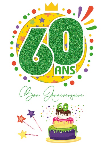 [AG CDAG060A] Carte Anniv. âge fixe (copy)