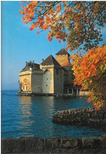 [8740091] Postcards 12x17cm 40091 Schloss Chillon