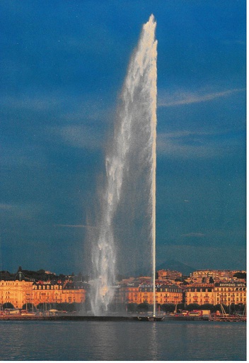 [8740094] Postcards 12x17 40094 Genève le Jet d'Eau