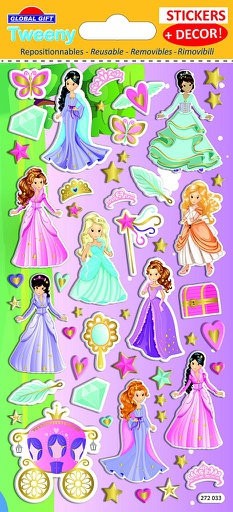 [ST 272033] Sticker + Dekor Prinzessinnen
