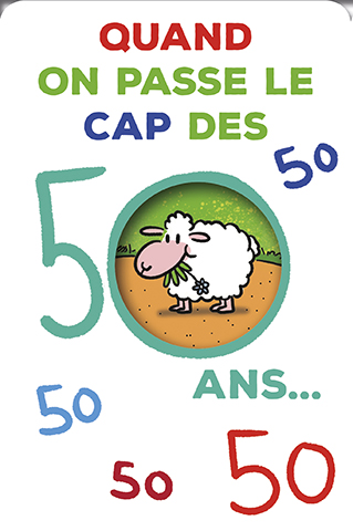 [AG 9933000077] Carte Anniv. 40 ans (copy)