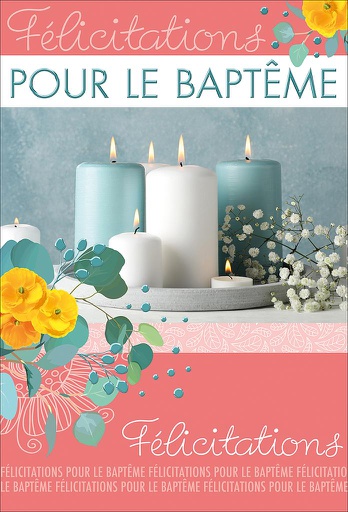 [BP 523431A] Carte Baptême