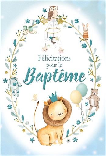[BP 523432A] Carte Baptême