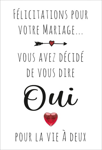 [MA 523472A] Carte Mariage