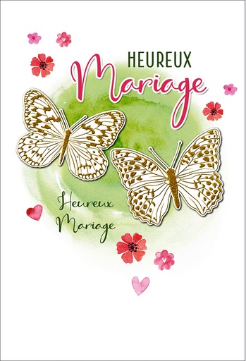 [MA 523456B] Carte Mariage