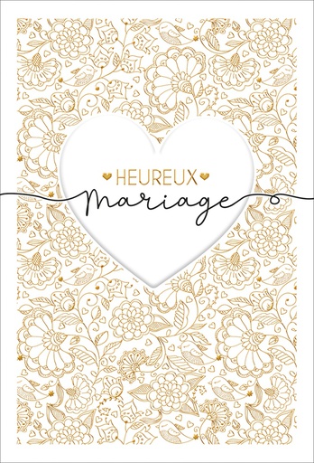 [MA 523462B] Carte Mariage