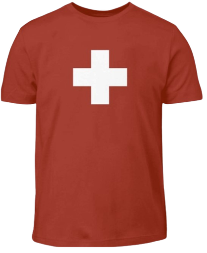 [MS TS141700.320] T-Shirt &quot;croix suisse&quot; (taille S)