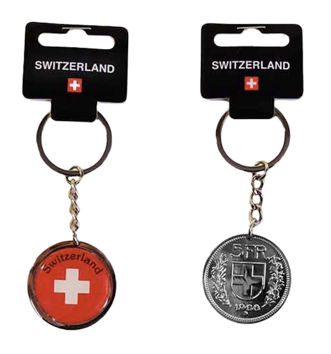 [CR 9022LA] Porte-clés pièce de 5 francs / suisse