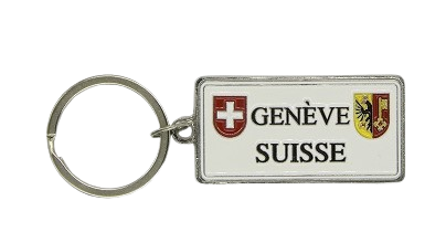 [CR 8961] Porte-clés plaque Genève