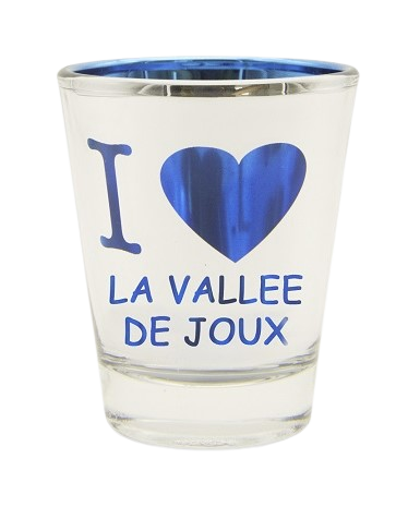 [CR 0984JOUX] Likörglas &quot;I love la Vallée de Joux