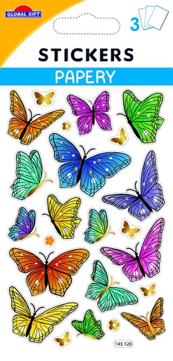 [ST 145120] Autocollants papillons
