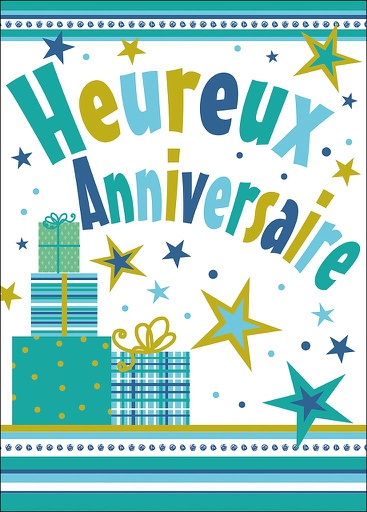 [A4-HA 523362] Carte A4 Anniversaire