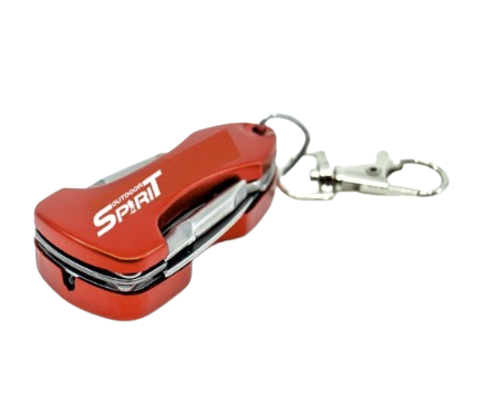 [MS OSMT2200] Porte-clés &quot;Multitool LED&quot; rouge
