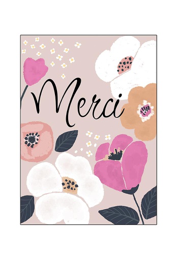 [A4-MC 524376] Carte A4 Merci