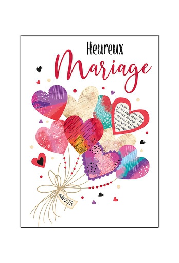 [A4-MA 524372] Carte A4 Mariage