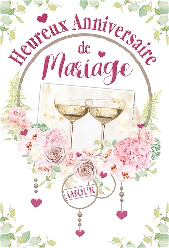 [NC 5244480-1] Carte Anniv. de mariage