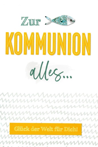 [KM 12-2300-6] Karte Kommunion