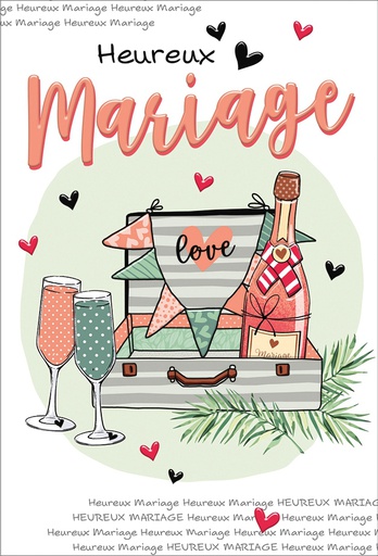 [MA 524467A] Carte Mariage