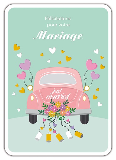 [MA CDFDP96] Carte Mariage